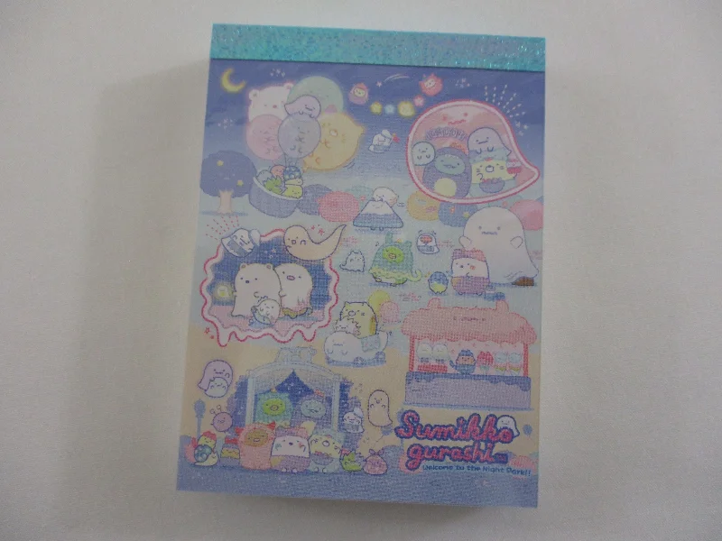 Cute Kawaii San-X Sumikko Gurashi Ghost Halloween Mini Notepad / Memo Pad - B - Stationery Writing Message