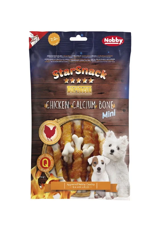 70165 NOBBY StarSnack Barbecue MINI Chicken Calcium Bone 113g