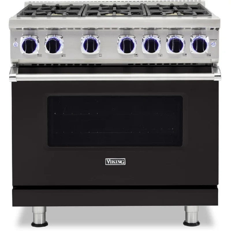 Viking 36-inch Freestanding Gas Range with Elevation™ Burners VGR7362-6BONLP