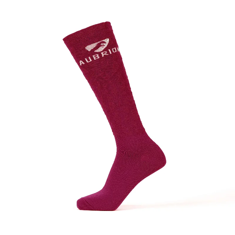 Aubrion Winter Performance Socks - Cerise