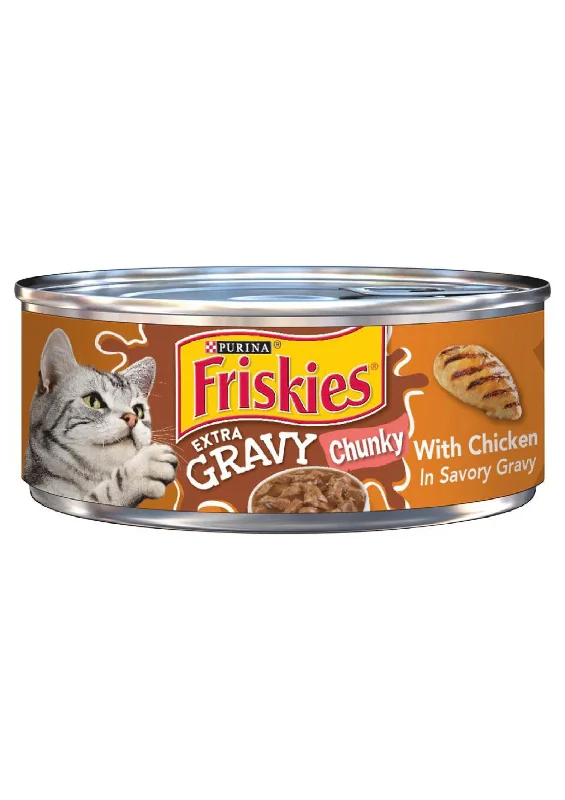 Purina Friskies Cat Wet Food Extra Gravy Chicken 156g