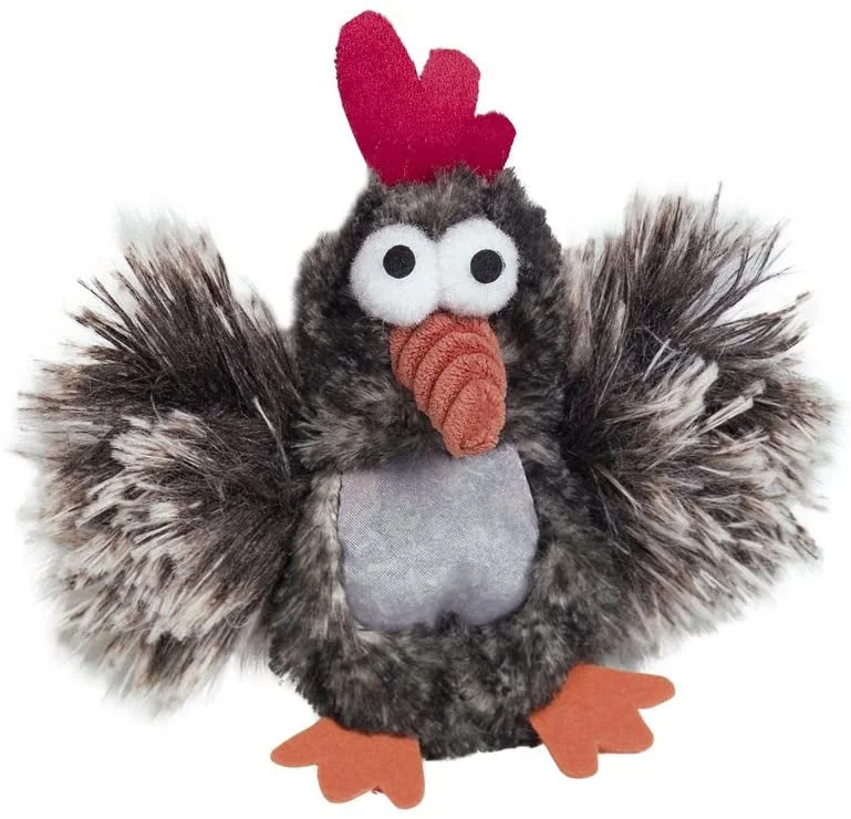 66928 Plush chicken with catnip bag  13 cm