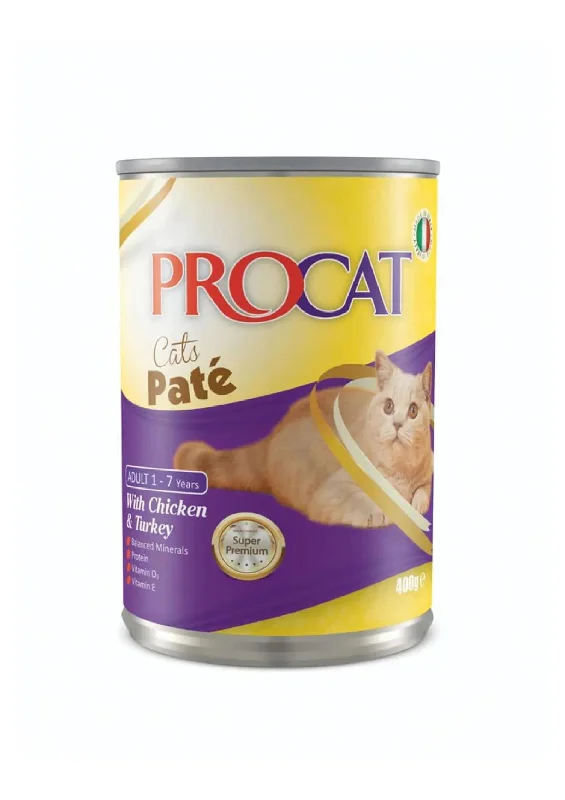 ProCat Wet Food Pate Chicken&Turkey 400g