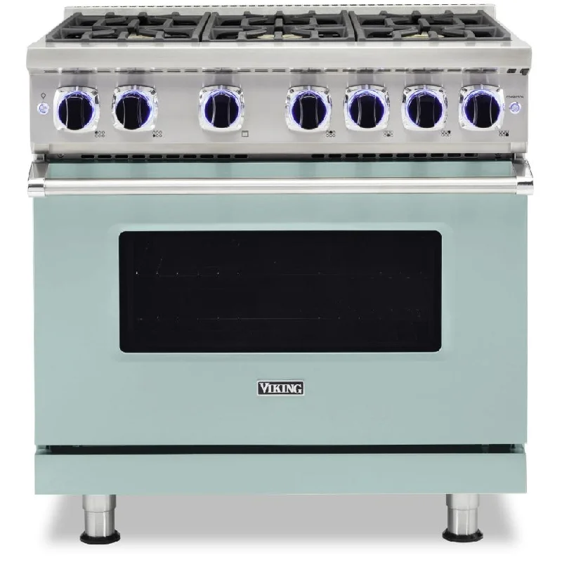 Viking 36-inch Freestanding Gas Range with Elevation™ Burners VGR7362-6BSPLP