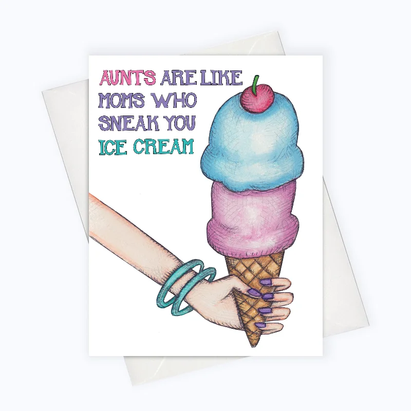 AUNT CARD | MOTHERS DAY CARD | Mother's Day Greeting Card | Cards For Cool Aunts | Funny Mother's Day Stationery | Mom Greeting Card | Happy Mother's Day Card | Aunt Greeting Card