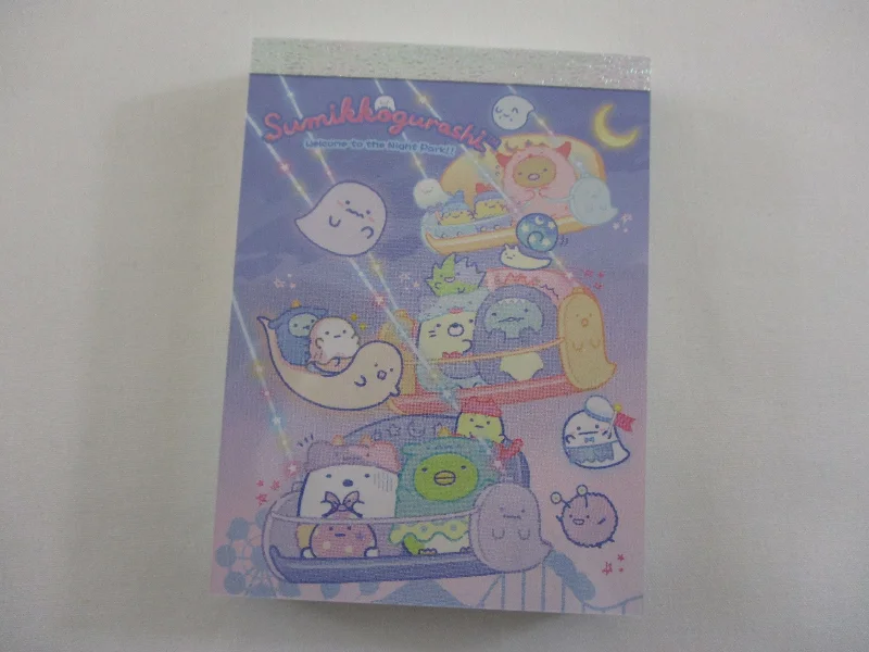 Cute Kawaii San-X Sumikko Gurashi Ghost Halloween Mini Notepad / Memo Pad - A - Stationery Writing Message