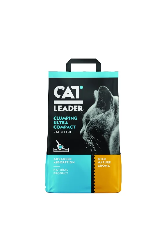 CAT LEADER Premium Clumping cat litter WILD NATURE aroma 5Kg