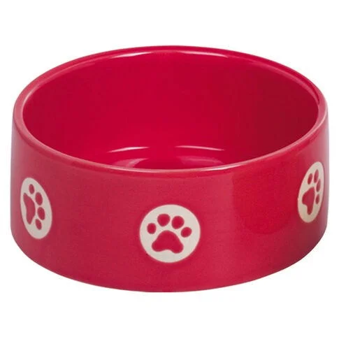 73620 NOBBY Ceramic bowl "TASSU" red Ø 15,0 X 6,0 cm