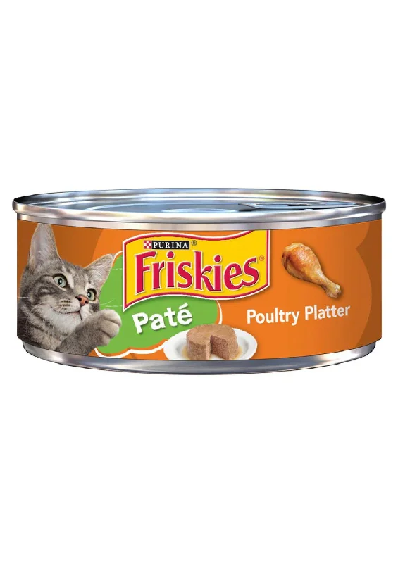 Purina Friskies Cat Wet Food Pate Poultry Platter 156g