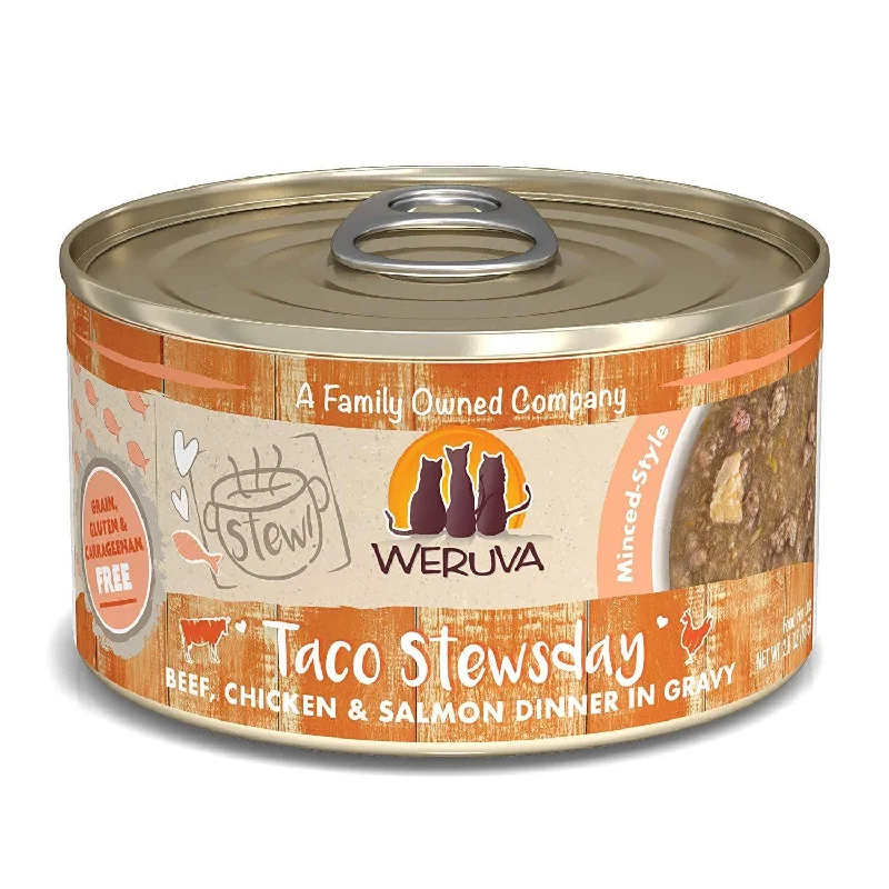 Weruva Classic Cat Stews! Grain-Free Natural Wet Cat Food Cans