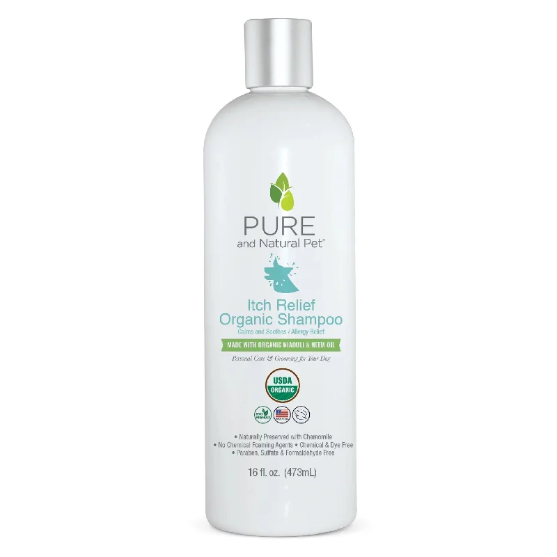 Pure and Natural Organic Dog Shampoo: Itch Relief