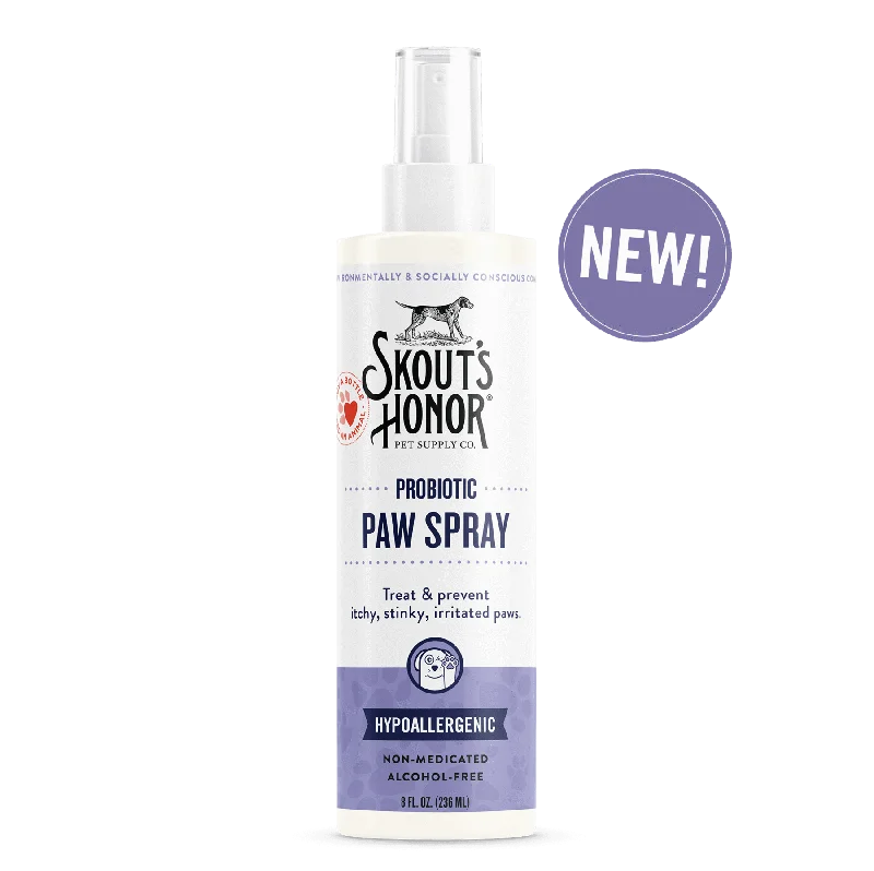 Skout's Honor Probiotic Paw Spray for Dogs and Cats 8oz