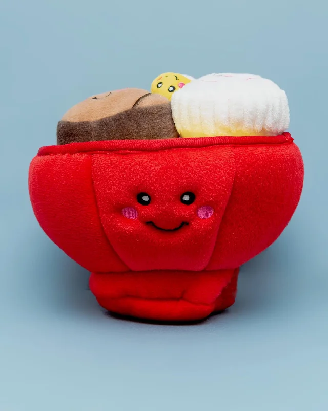 Ramen Bowl Burrow Dog Toy