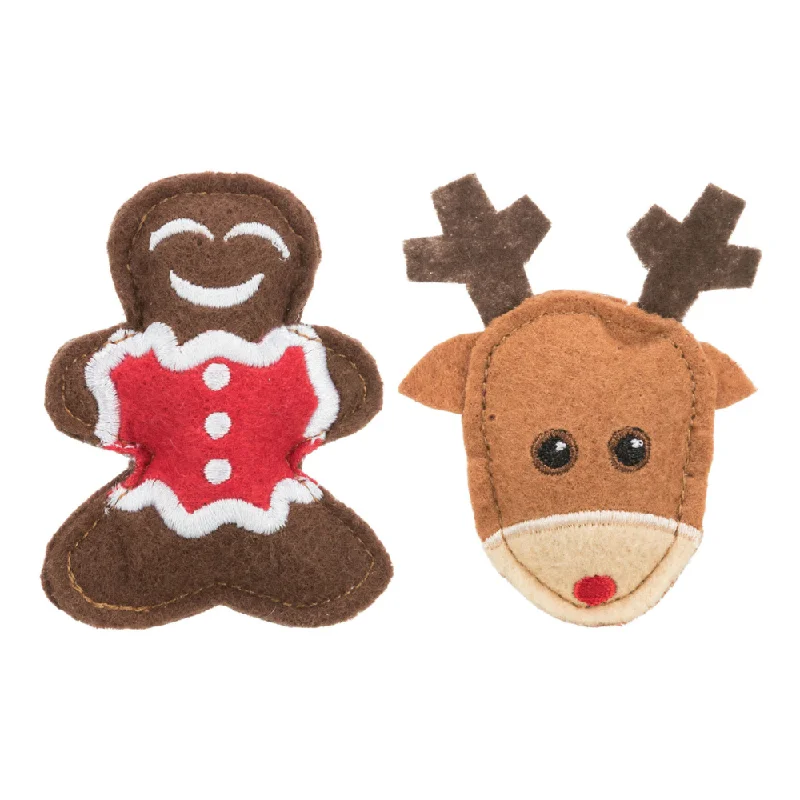 Trixie Christmas - Elk & Gingerbread - Cat Toys