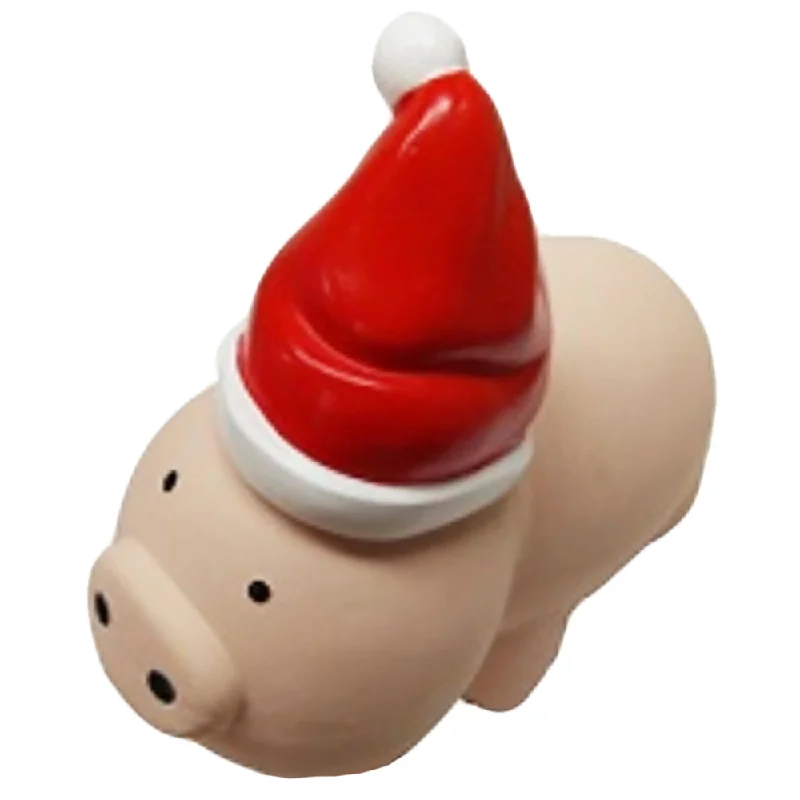 Christmas  - Pete The Pig - Latex Dog Toy