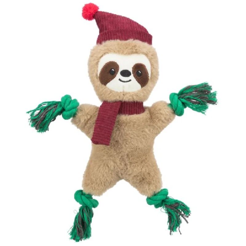 Christmas Sloth Plush Rope Toy