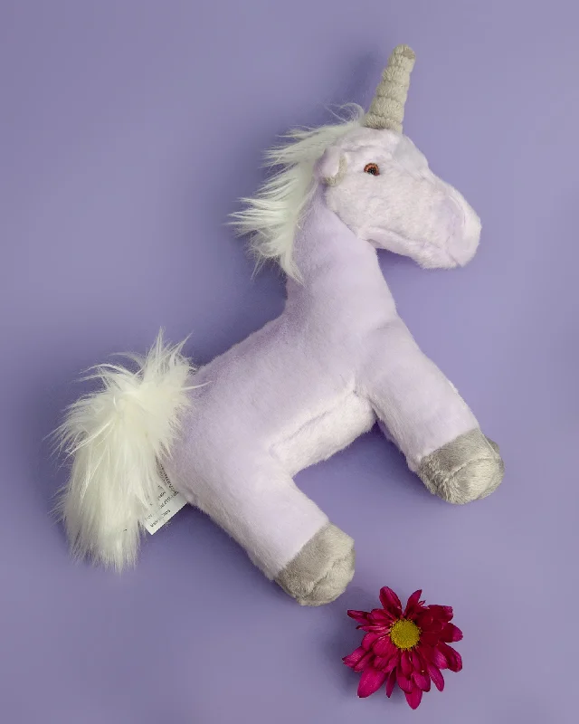 Violet Unicorn Plush Dog Toy