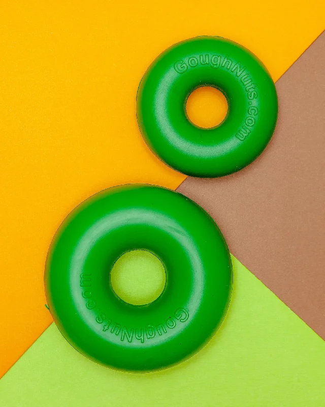 Green Ring Guaranteed-Tough Rubber Dog Toy (Made in the USA)